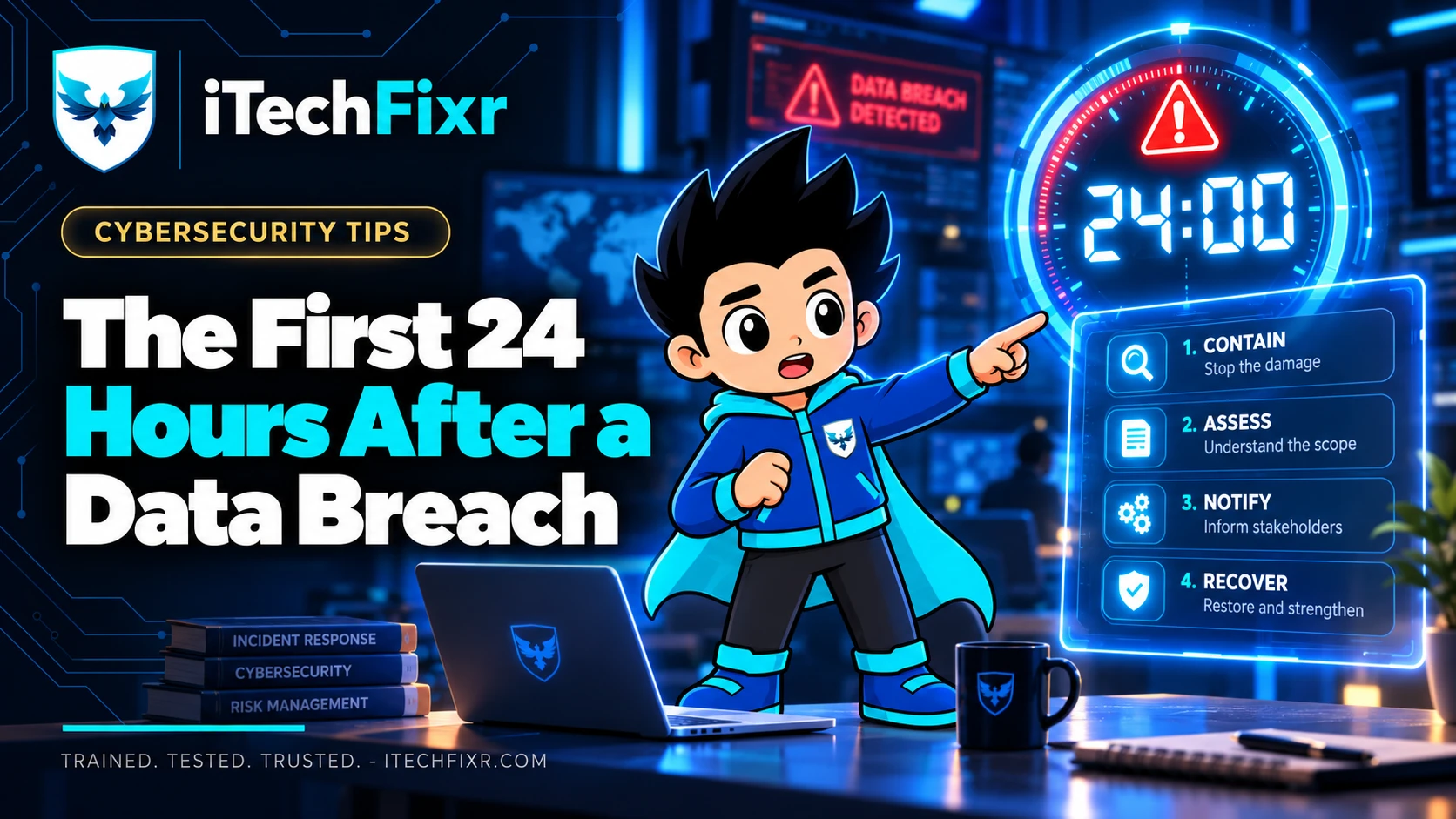 Cover image: What Should a Company Do in the First 24 Hours After a Data Breach?