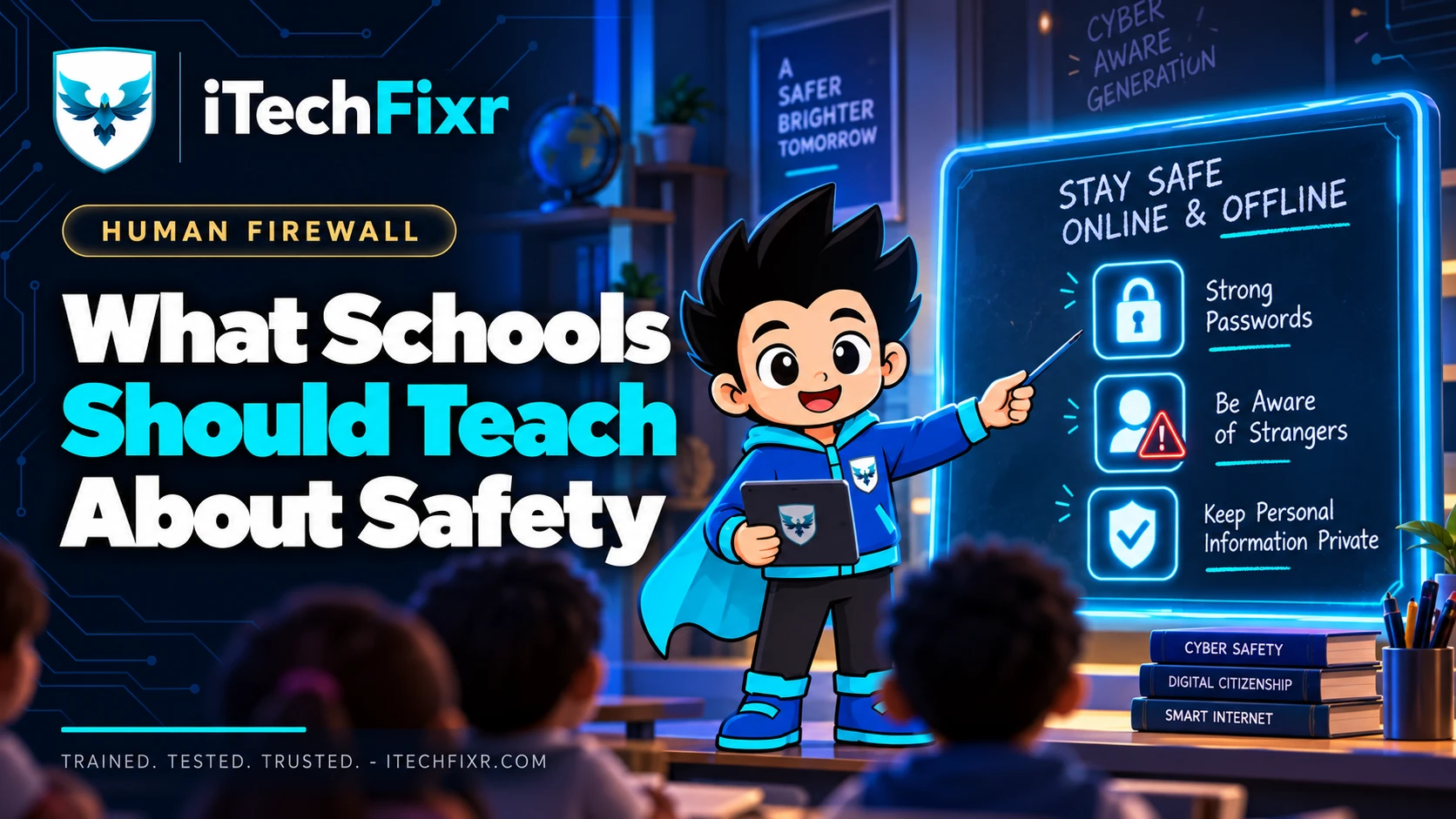 Cover image: What Should a School Teach Students About Online Safety?