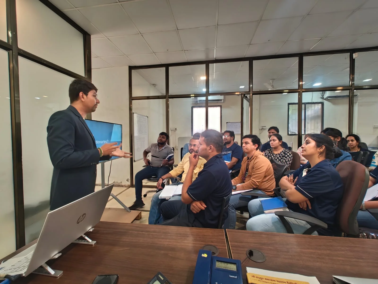 Hardik Patel conducting live Cybersecurity Training